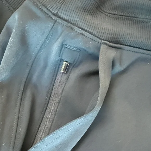 Athleta Women XL High Waist Slim Navy Track Pants Joggers Activewear - Picture 4 of 5